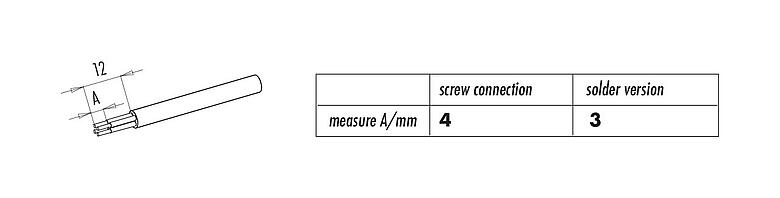 Instructions de montage 99 3379 110 03 - M8 Connecteur mâle coudé, Contacts: 3, 3,5-5,0 mm, non blindé, pince à visser, IP67, UL