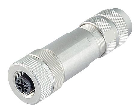 Ilustración 99 3728 810 04 - M12 Conector de cable hembra, Número de contactos: 4, 5,0-8,0 mm, blindable, tornillo extraíble, IP67, UL